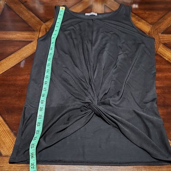 Forever 21 -371 sleeveless front knot keyhole black‎ sleeveless top S - Picture 6 of 7